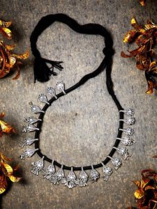 Trinkets and tales oxidized tribal jewellery necklace