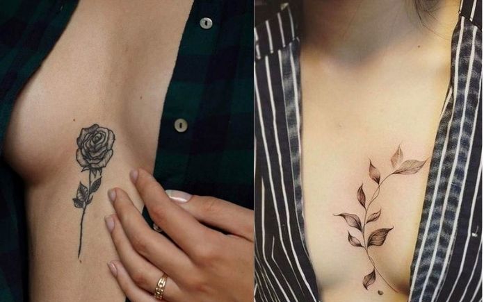 On tattoos women breast with their Best Vagina